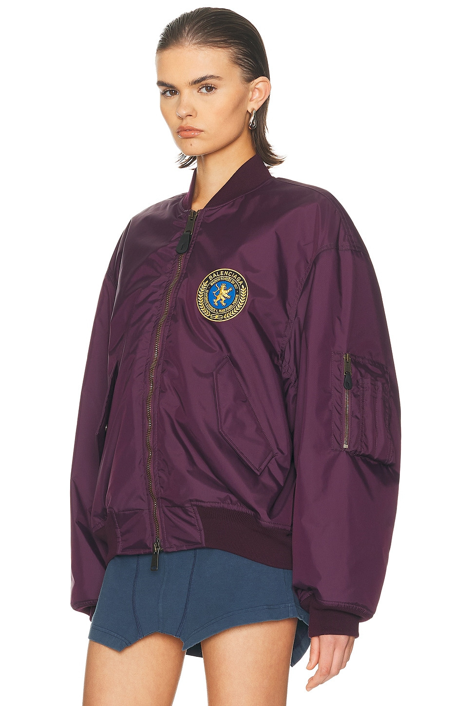 Large Fit Bomber Jacket - 4