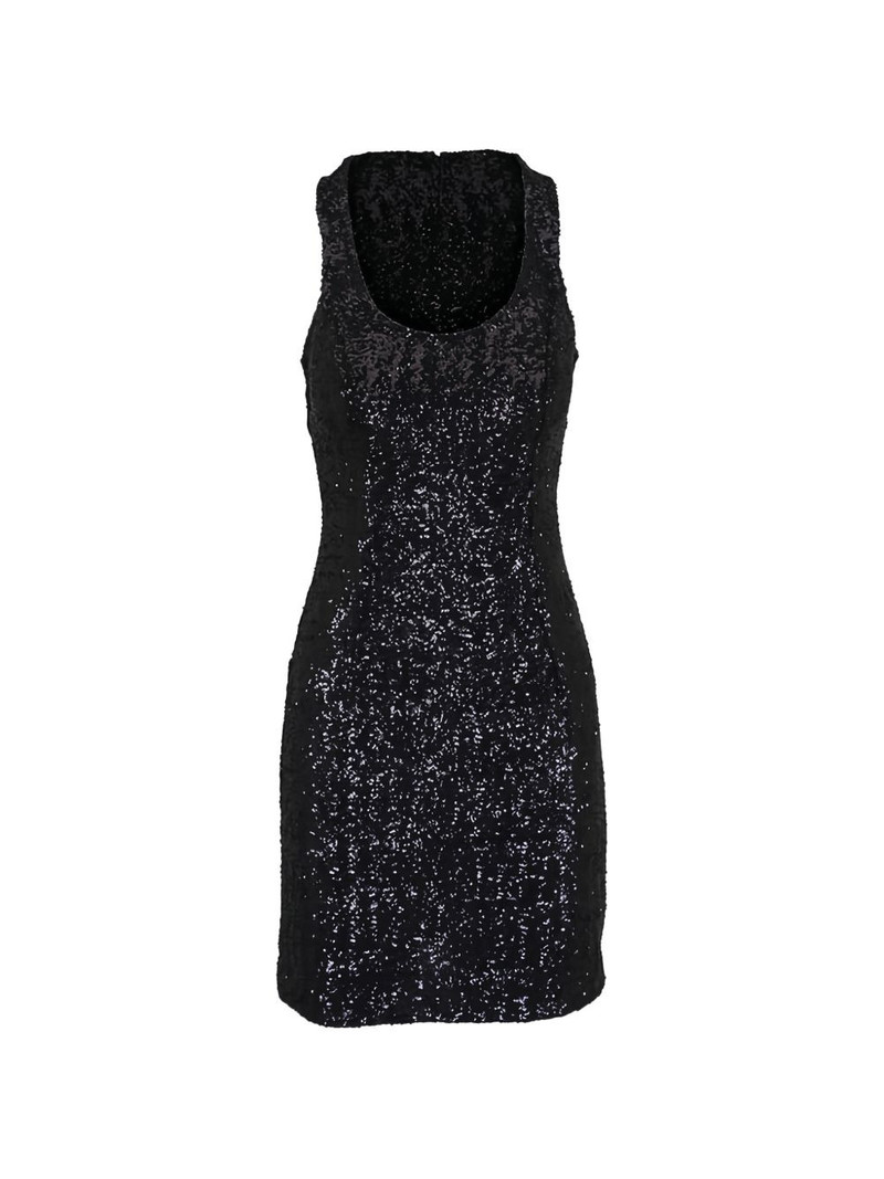 sequin-embellished mini dress 1