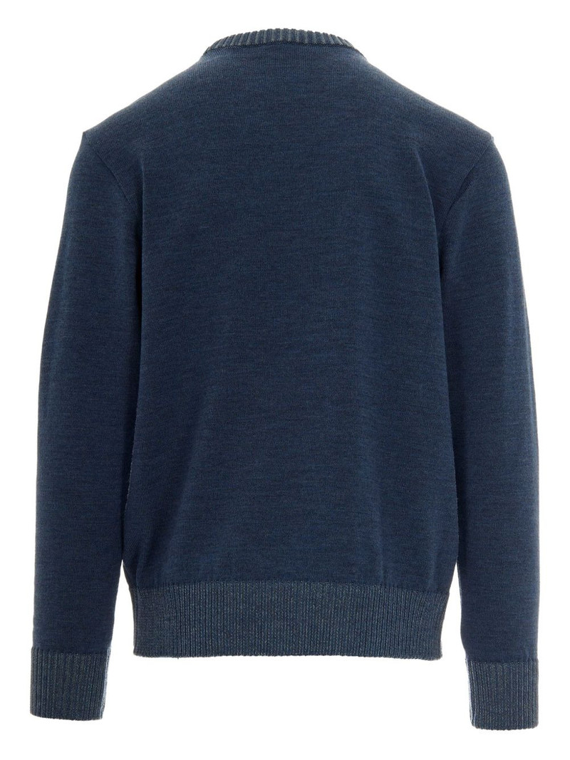 Paul & Shark ribbed-hem crew-neck sweater outlook