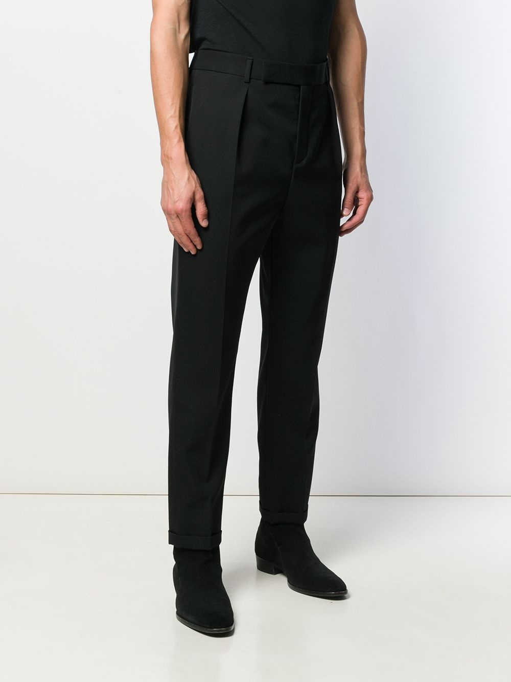 cuffed tailored trousers - 3