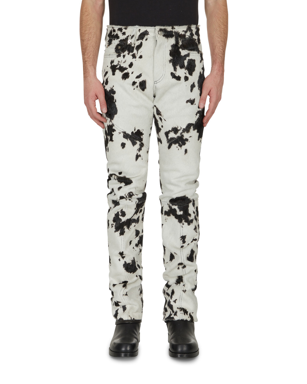 PAINTED LEATHER PANT - 2