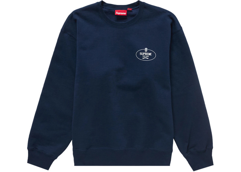 Supreme Crest Crewneck (FW24) Navy - 1