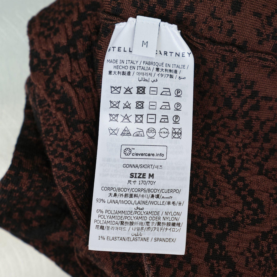 Textured Snake Jacquard Skirt - 3