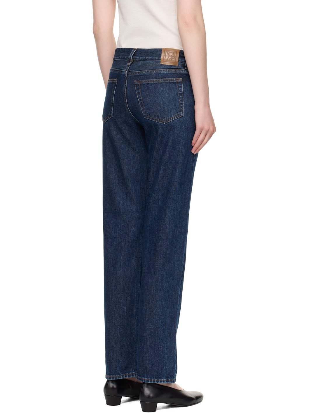 Indigo Low Straight Jeans - 3
