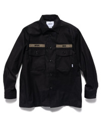 ジャケット・アウター WTAPS CBW 01 / LS / COTTON. SATIN WTAPS CBW 01/ LS/ Cotton. Satin. Identity | Black