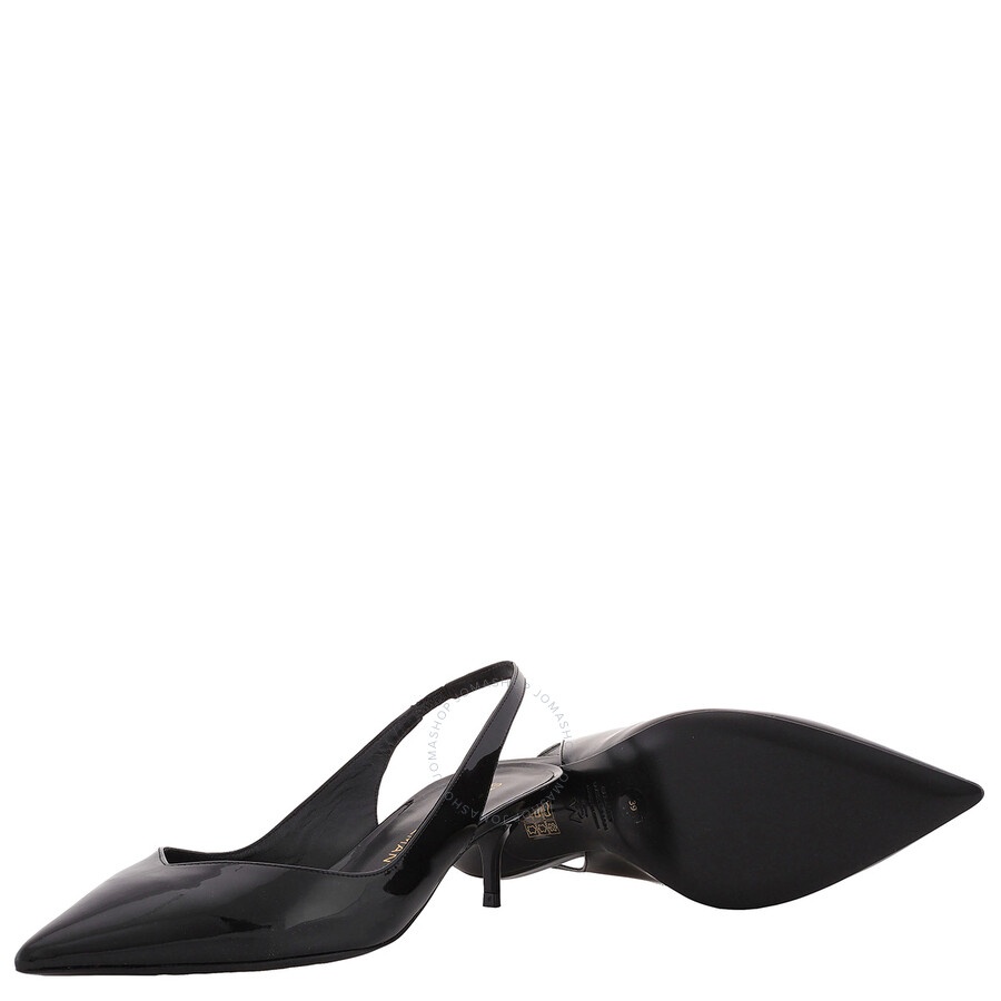 Stuart Weitzman Eva Patent Leather Slingback Pumps - 2