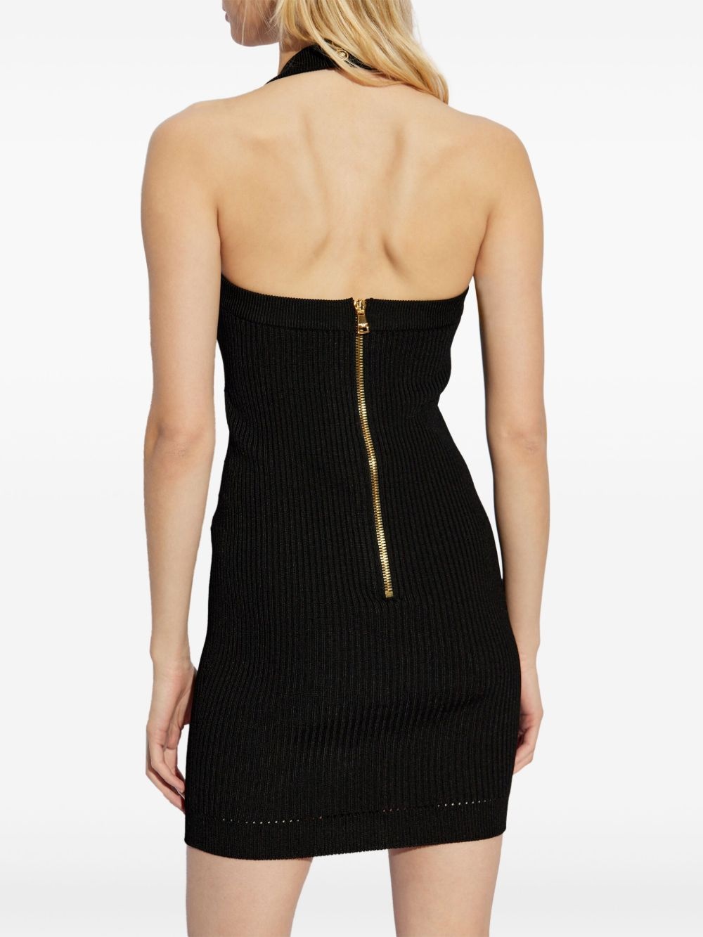 ribbed mini dress - 4
