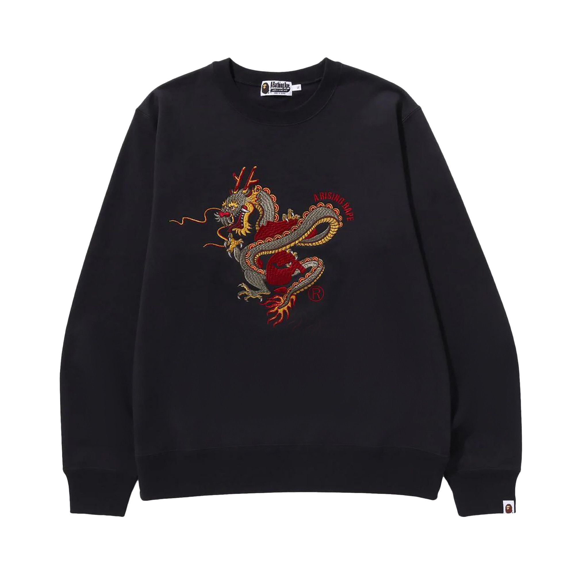 BAPE Year Of Dragon Crewneck 'Charcoal' - 1