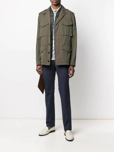 Etro padded cotton military jacket outlook