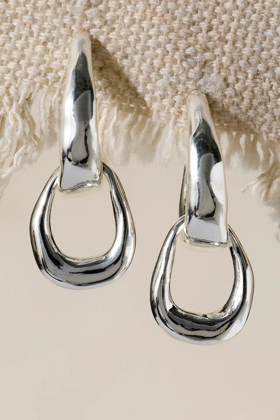 Icon Silver Plated Earrings - 1
