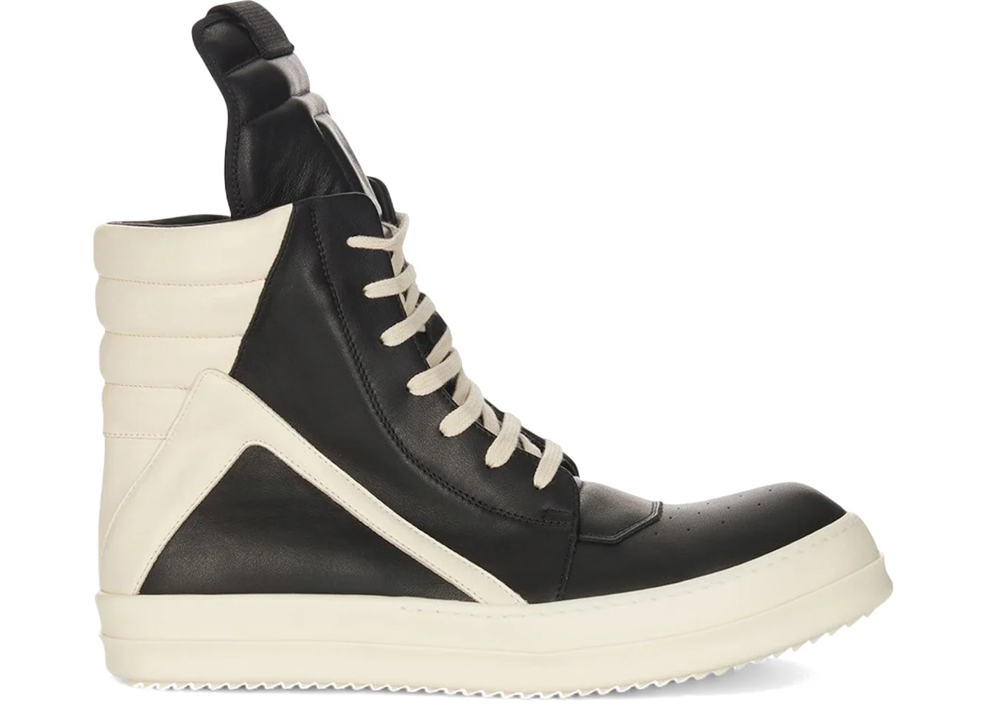 Rick Owens Geobasket Sneakers Black Milk - 1