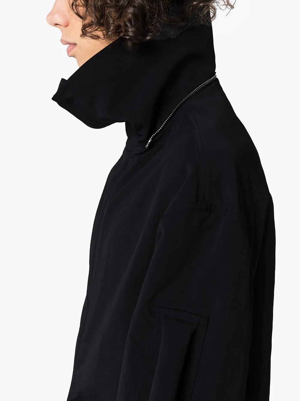 textured hooded jacket - 5