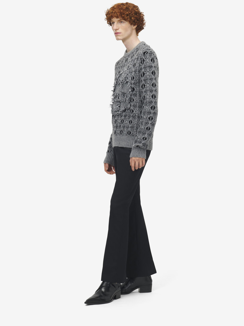 Distressed Skull Fair Isle Jumper 4