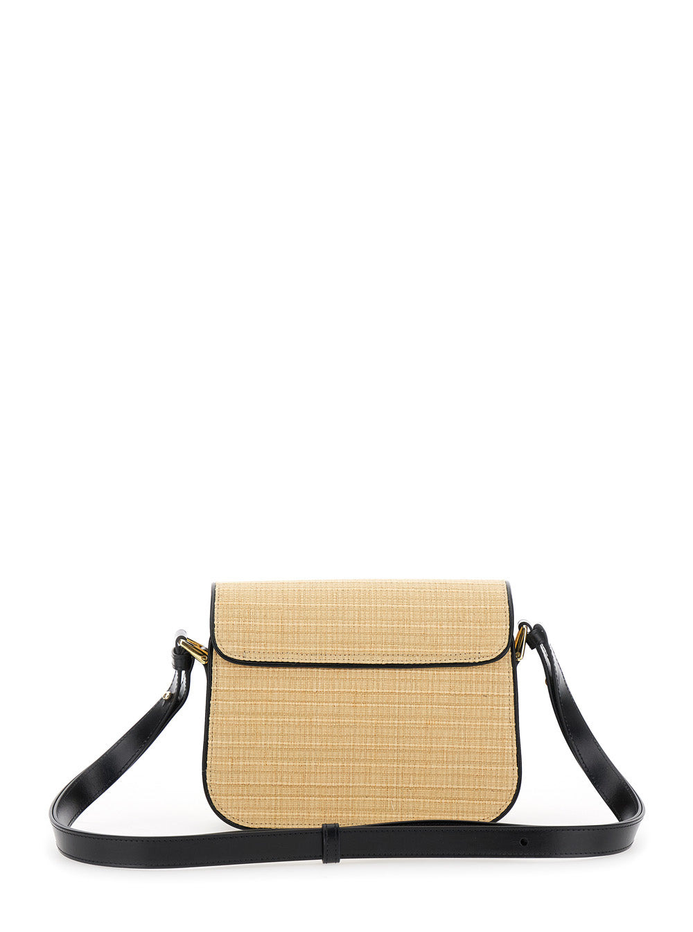 A.P.C. Women 'Grace Small' Beige Shoulder Bag With Clasp Closure And Adjustable Leather Strap In Lea - 4