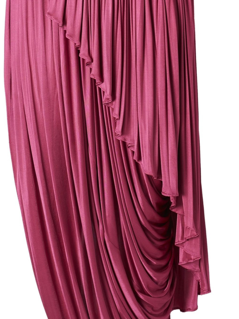 TORY BURCH draped midi dress outlook