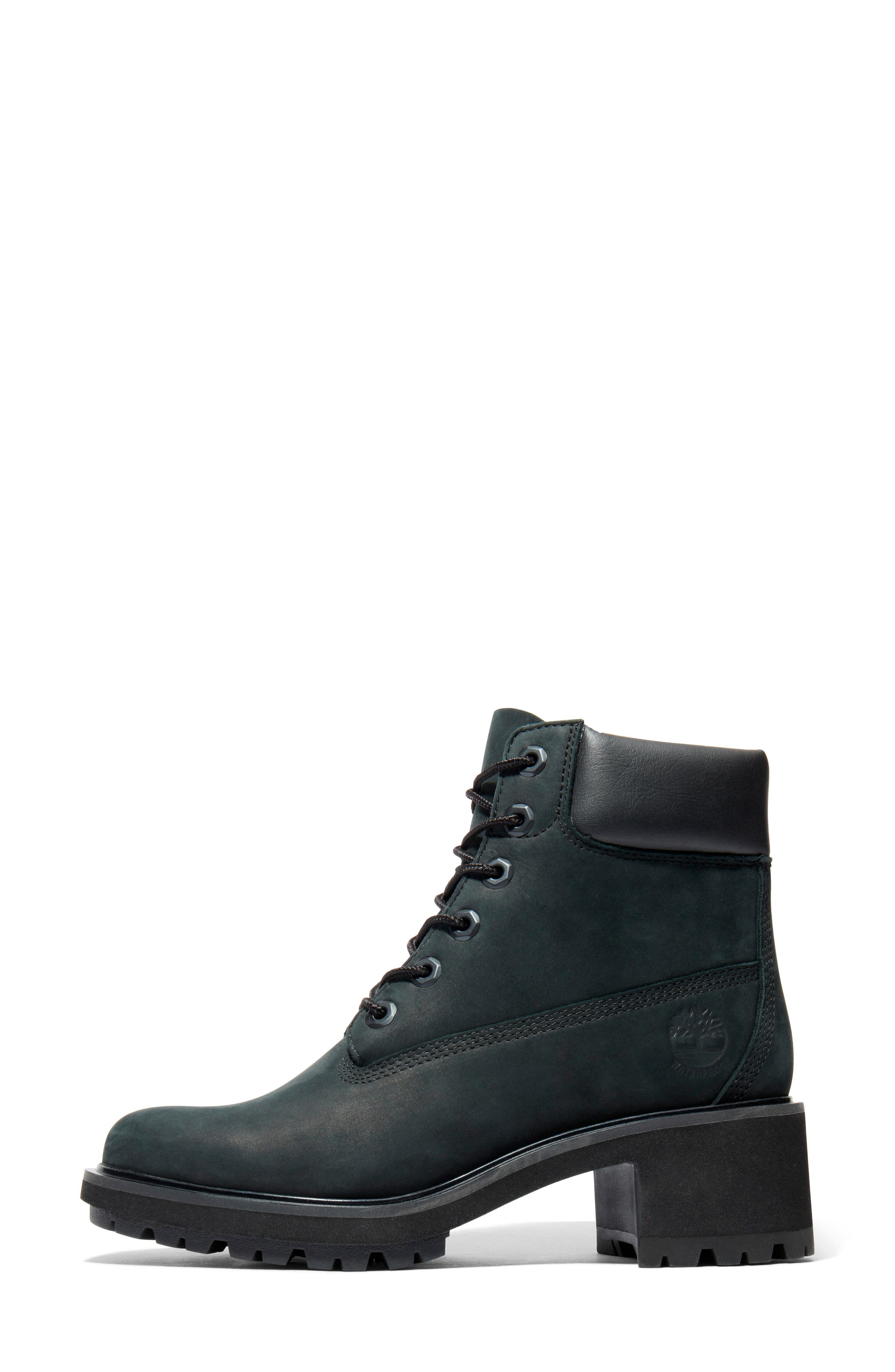 Timberland Kinsley Waterproof Lace-Up Mid Boot in Black at Nordstrom - 7