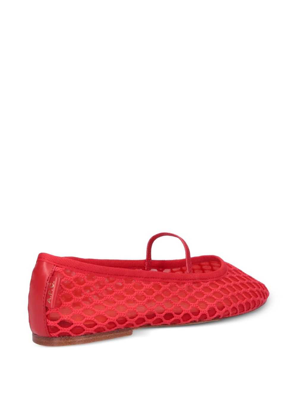 mesh ballerina flats - 3