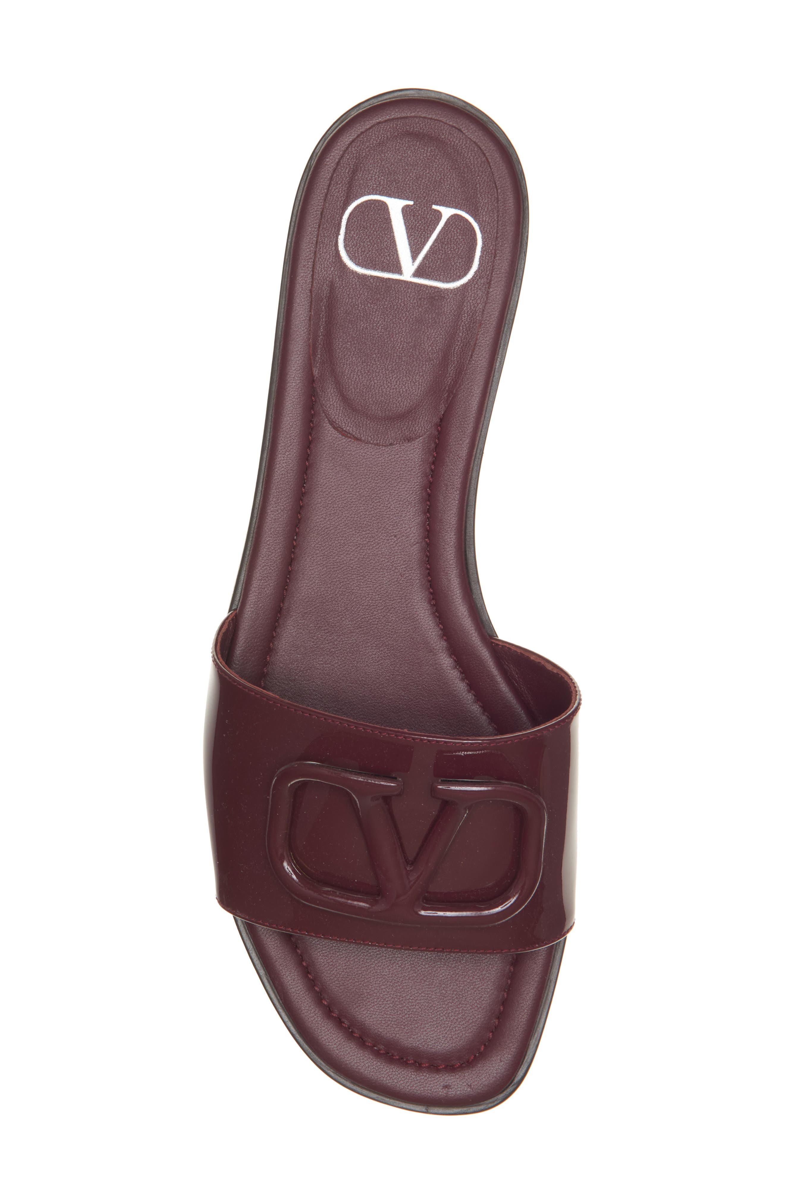 Valentino Garavani VLOGO Signature Slide Sandal in Red at Nordstrom - 5