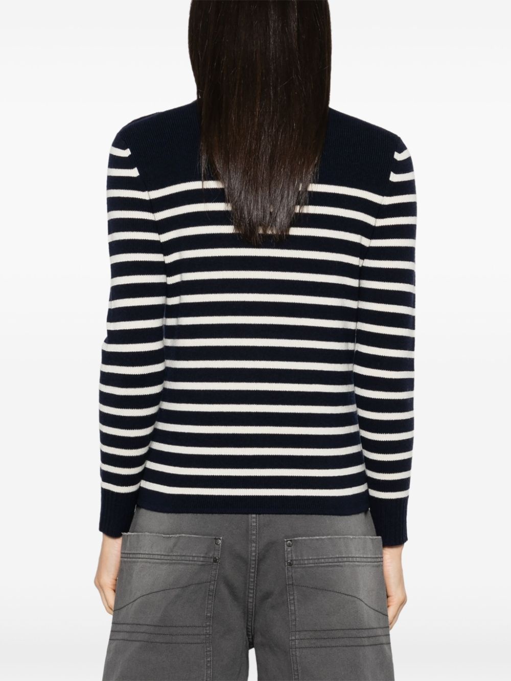 striped sweater - 4