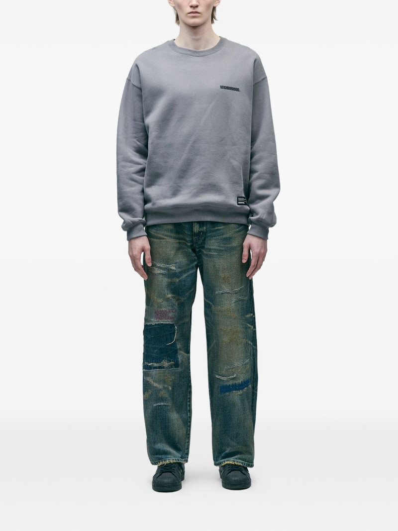 NEIGHBORHOOD patchwork cotton jeans outlook