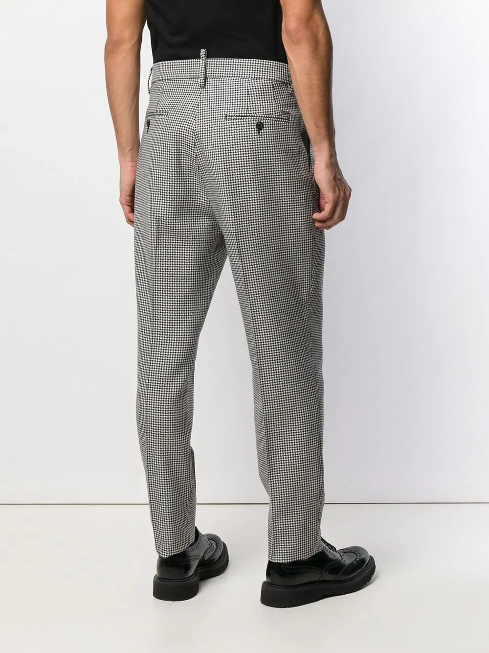 houndstooth trousers - 4