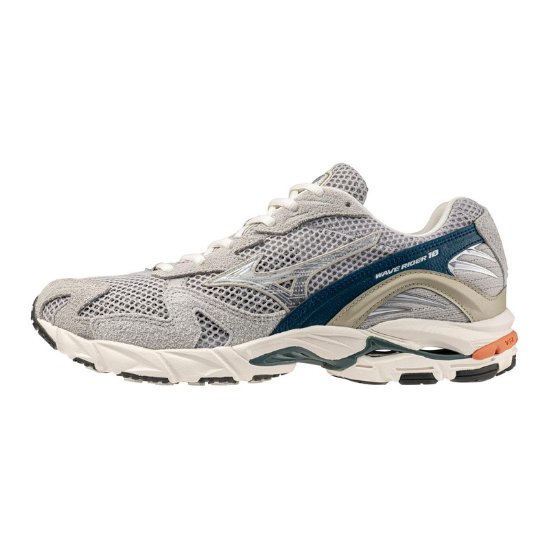 Mizuno Wave Rider 10 Sportstyle Sneaker, Harbor Mist-Dawn Blue outlook
