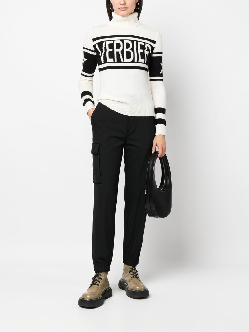 PERFECT MOMENT intarsia-knit roll-neck jumper outlook