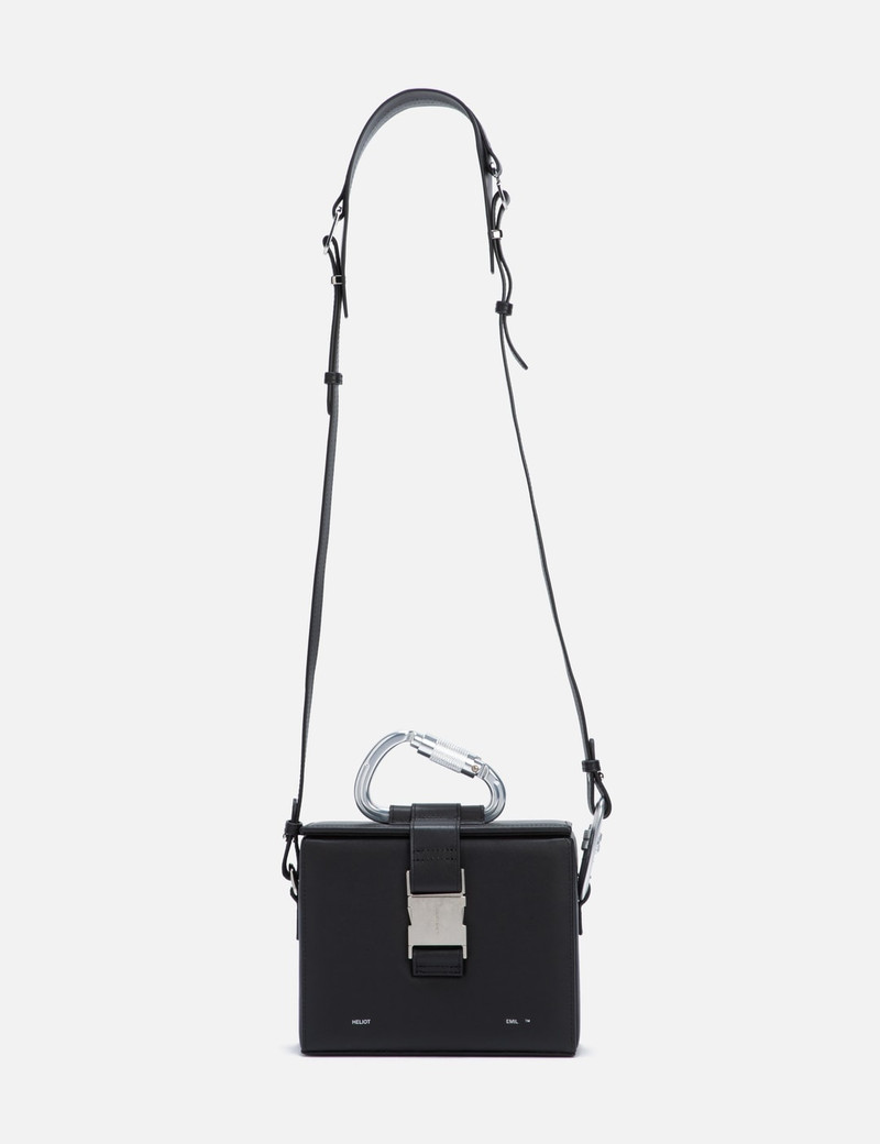 LEATHER CARABINER BOX BAG - 1