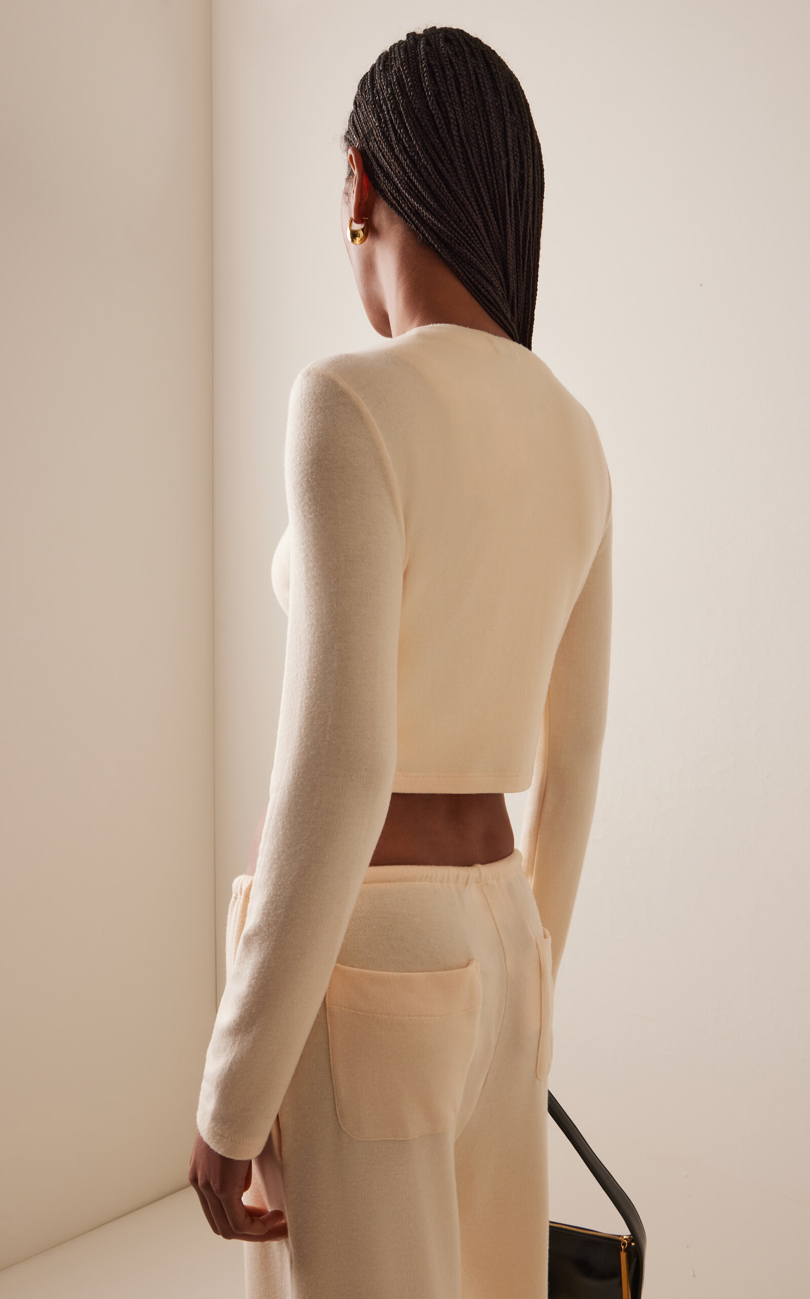 Lauren II Cropped Cardigan ivory - 4
