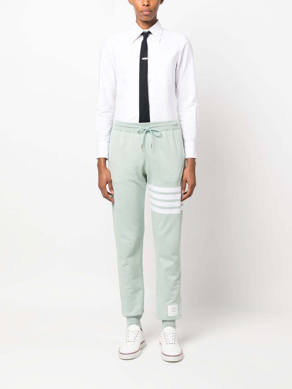 4-Bar stripe cotton sweatpants - 2