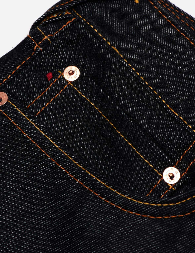 RED BRUSHSTROKE DAICOCK SLIM STRAIGHT FIT JEANS #2010 13