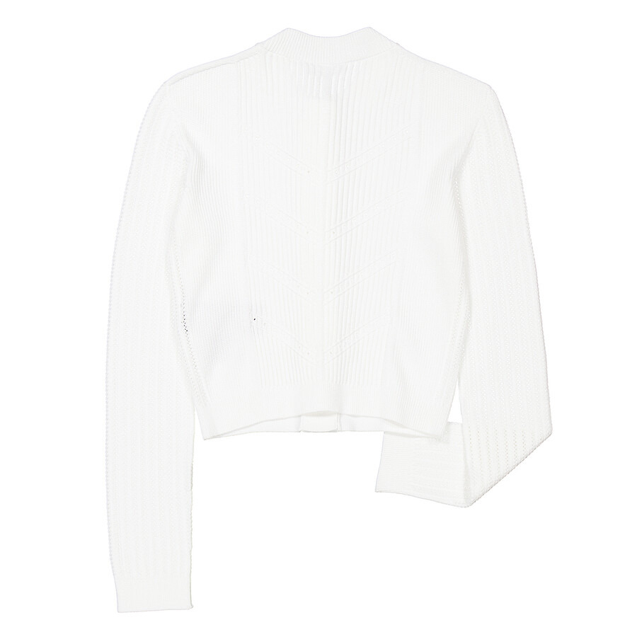 Balmain Ribbed-Knit Cropped Cardigan - 5