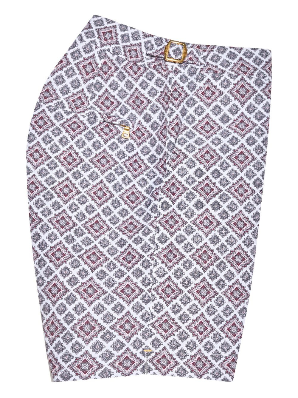 Bulldog geometric-print swim shorts - 2