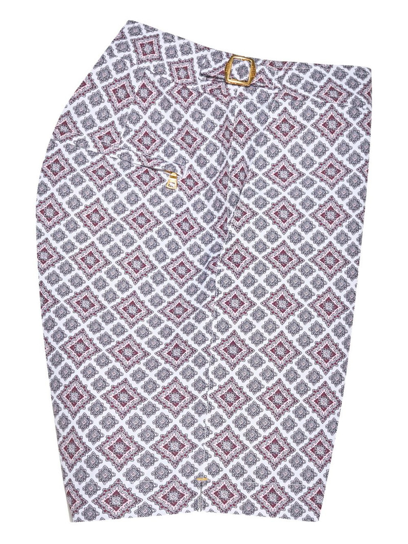 ORLEBAR BROWN Bulldog geometric-print swim shorts outlook