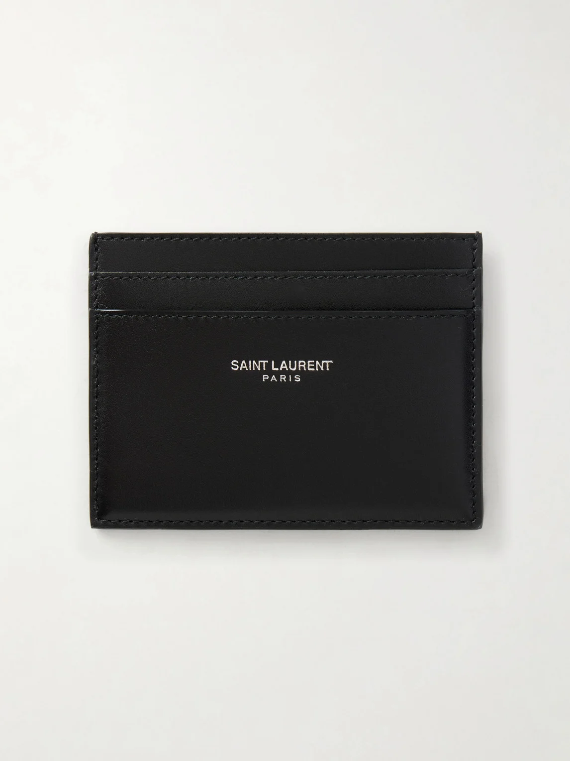 Logo-Print Leather Cardholder - 1