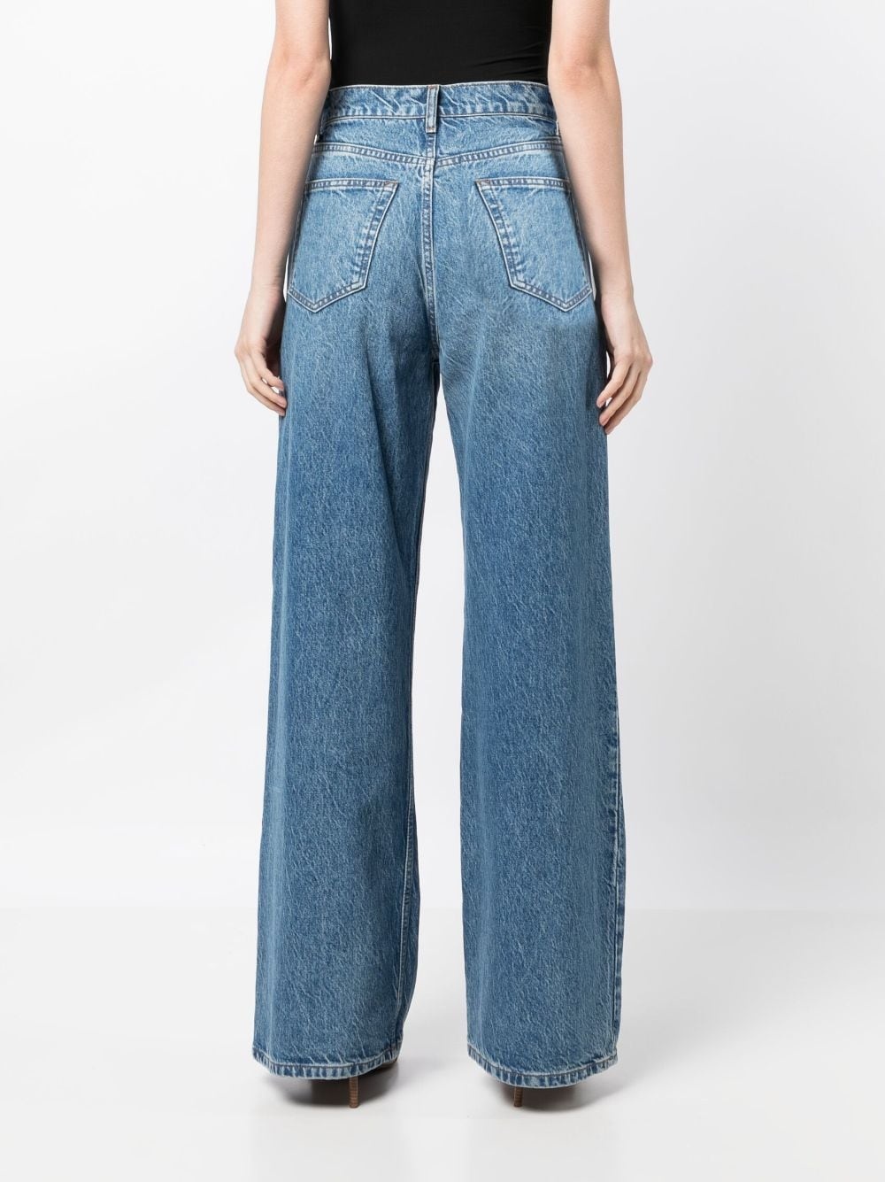 Cary high-rise wide-leg jeans - 4