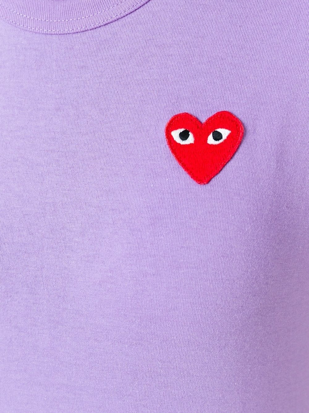 heart logo T-shirt - 5