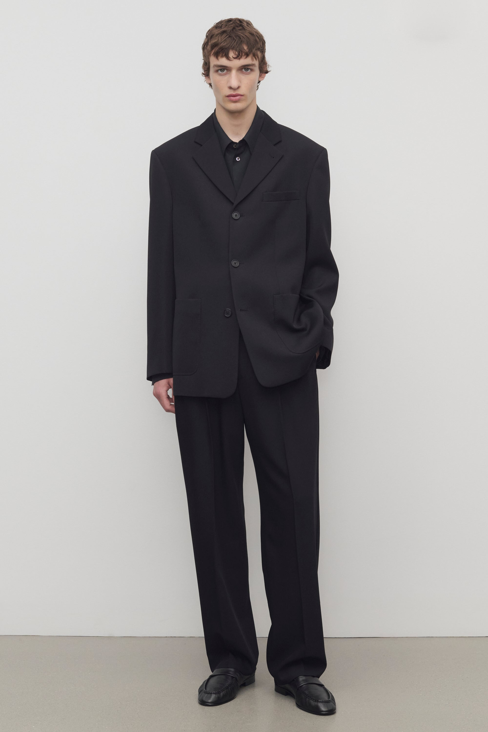 Zev Pant in Virgin Wool - 3