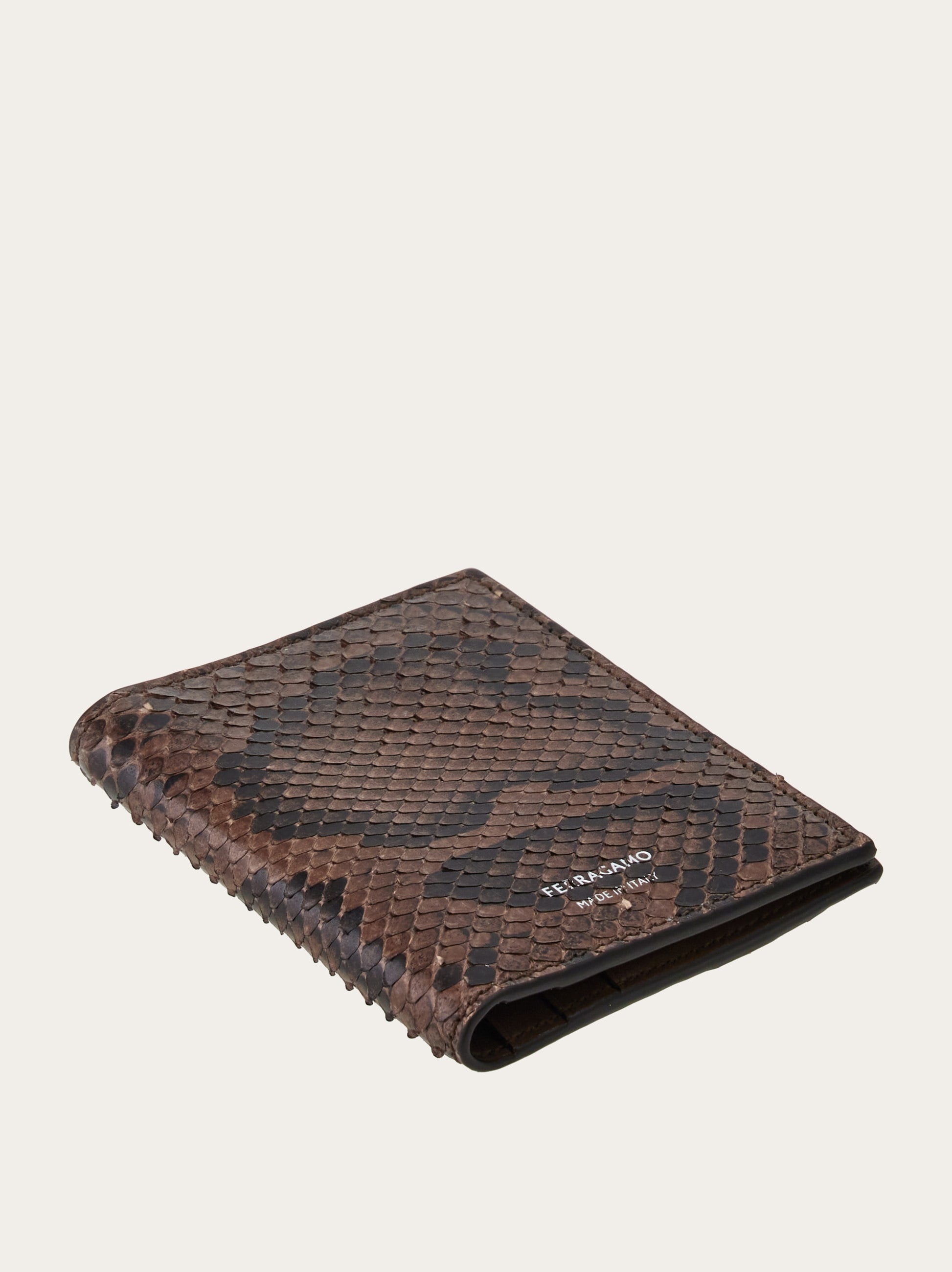 Python leather credit card holder - 2