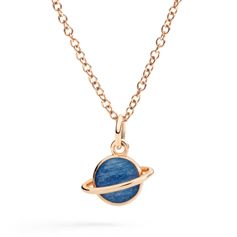 DoDo ROSE GOLD & ENAMEL PLANET CHARM outlook