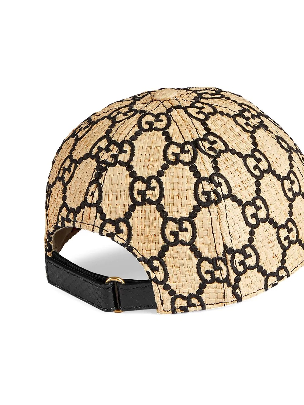 GG baseball cap with snakeskin - 2