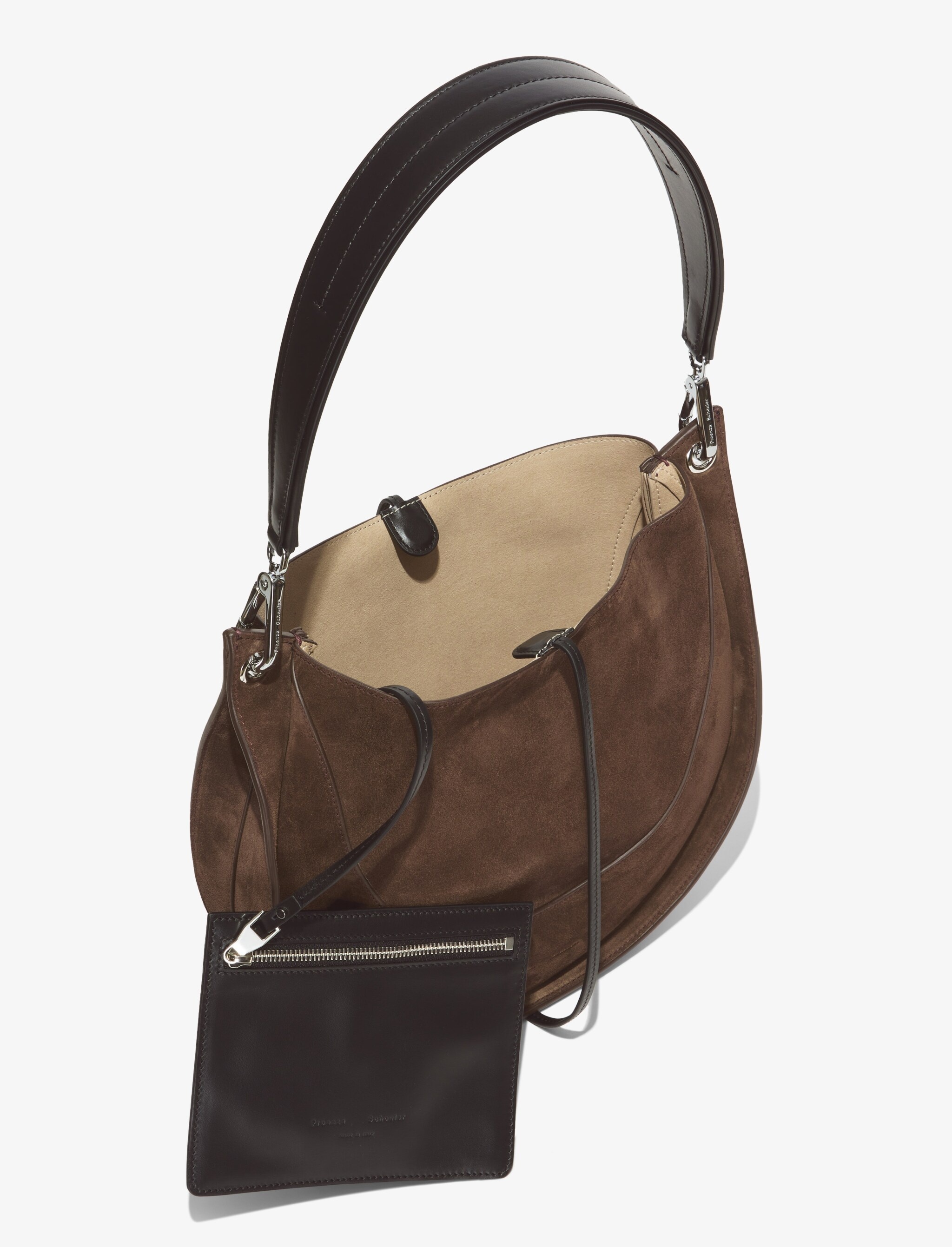 Arch Suede Shoulder Bag - 5