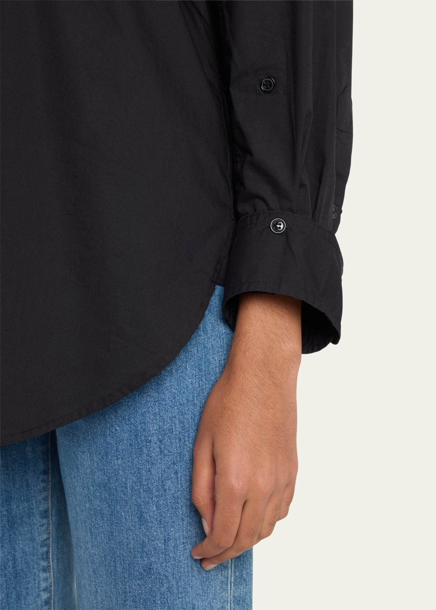 Kayla Oversized Button-Front Shirt - 5
