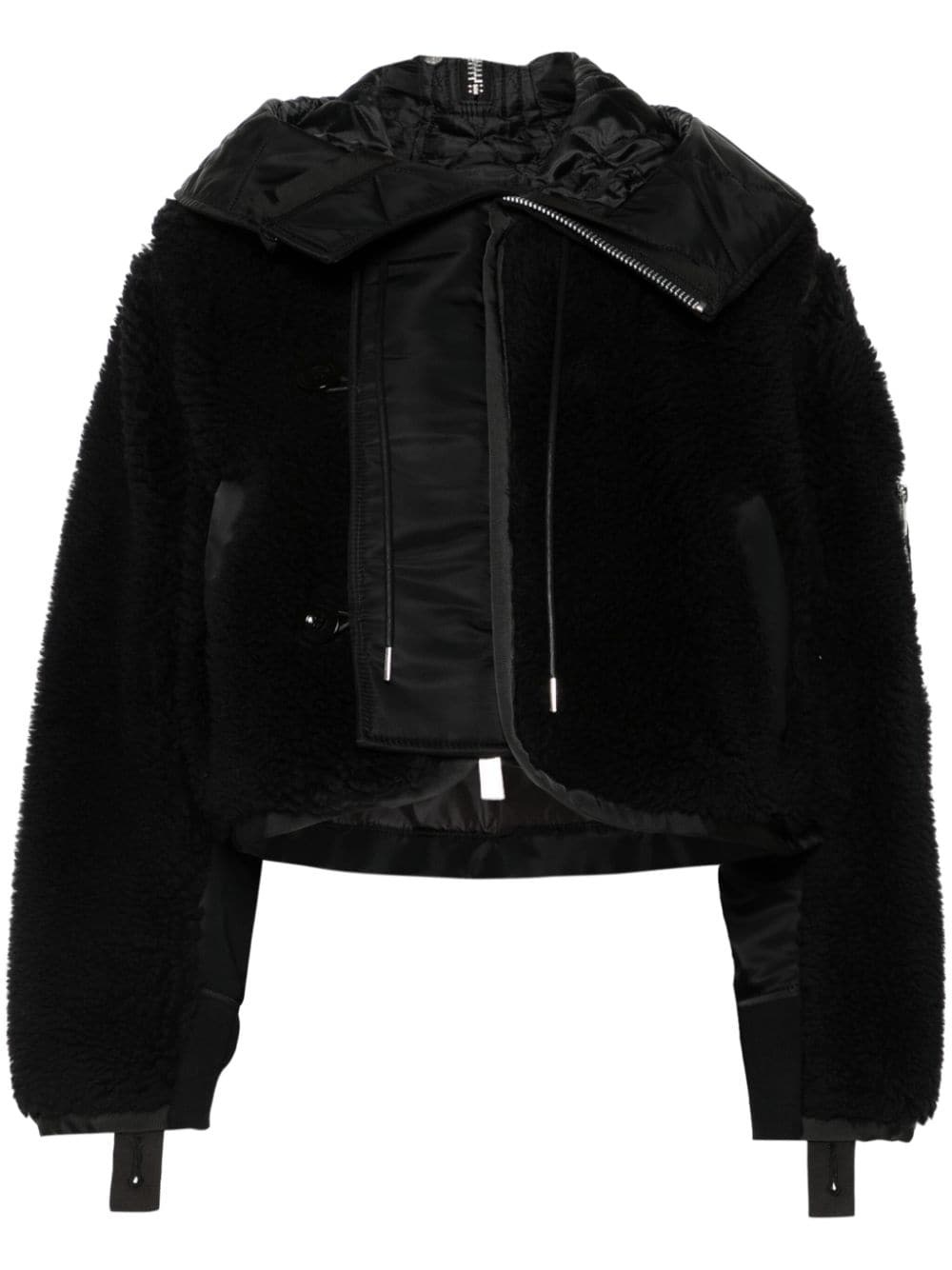 fleece-texture jacket - 1