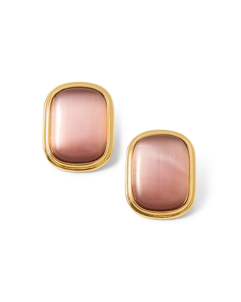 CAT’S EYE STONE EARRING 4