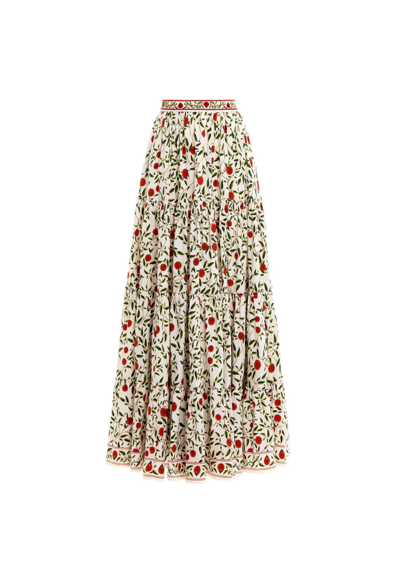 Macadamia Hedera Maxi Skirt 1
