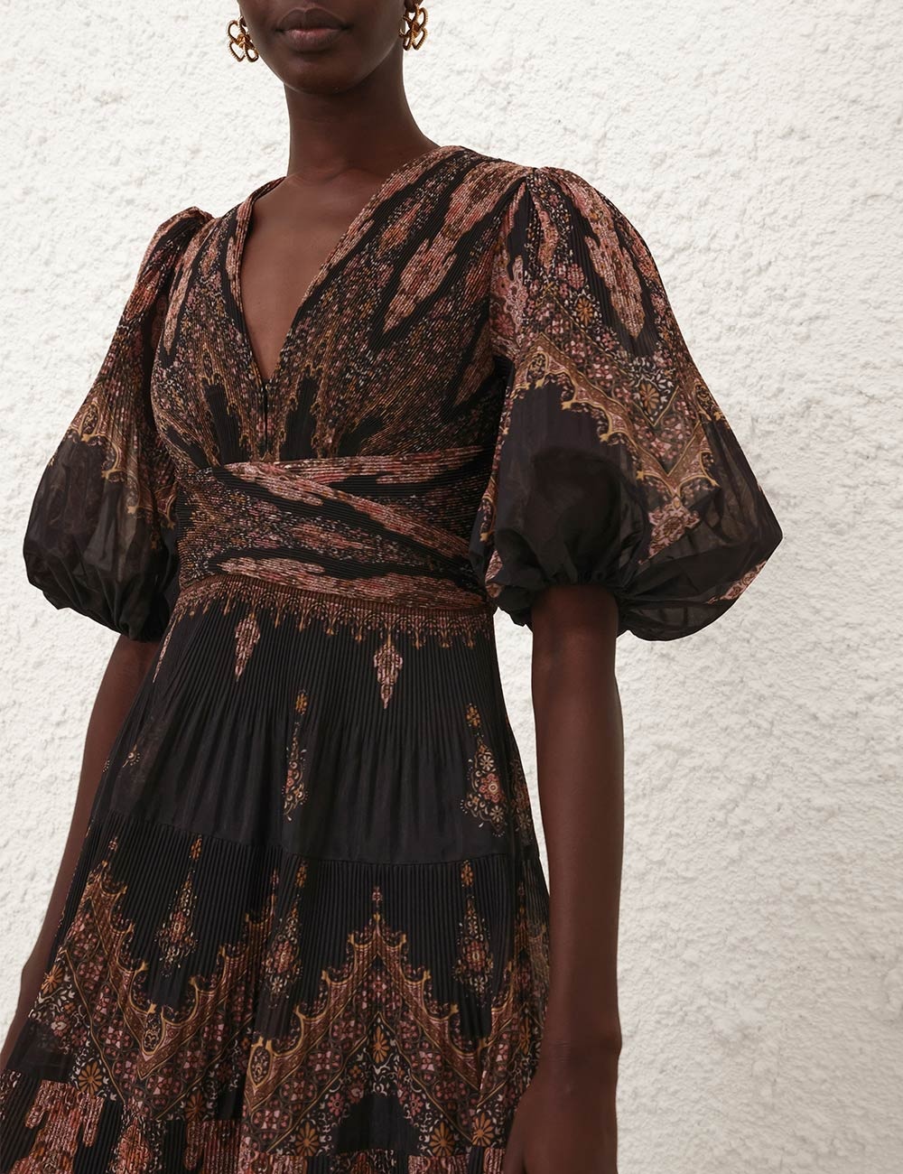 PLEATED MIDI DRESS - 5