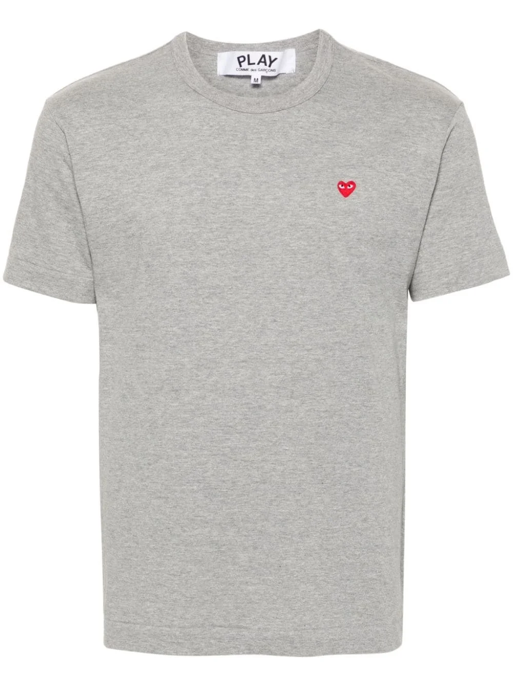 Heart-patch cotton T-shirt - 1