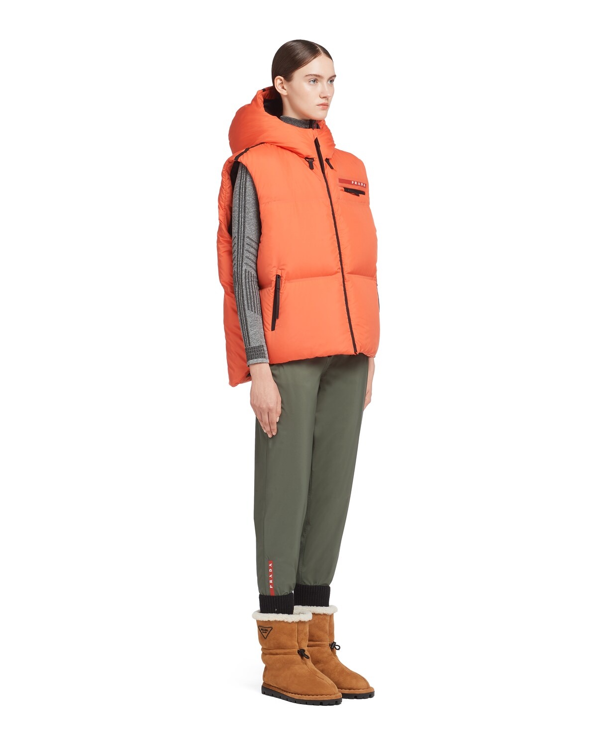 Technical nylon down vest - 3