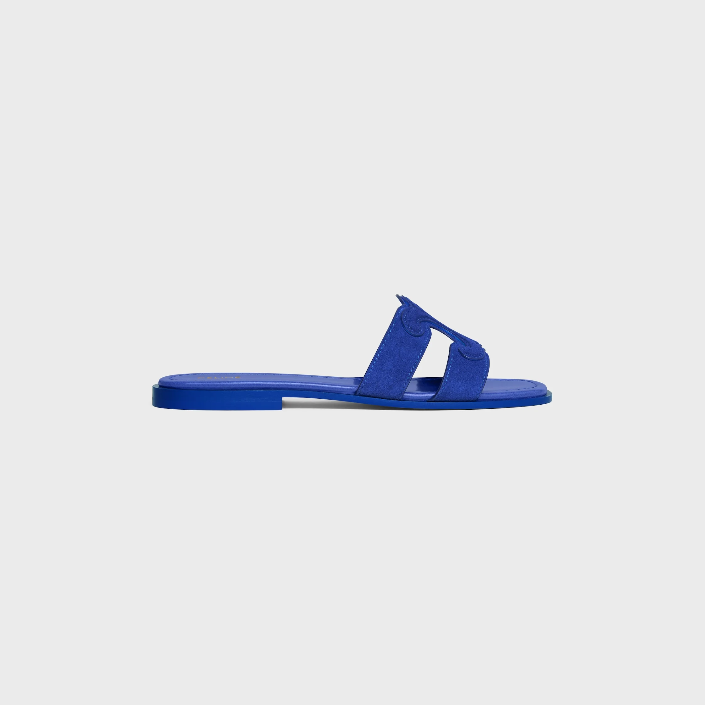 MARINA TRIOMPHE MULE IN SUEDE CALFSKIN - 1